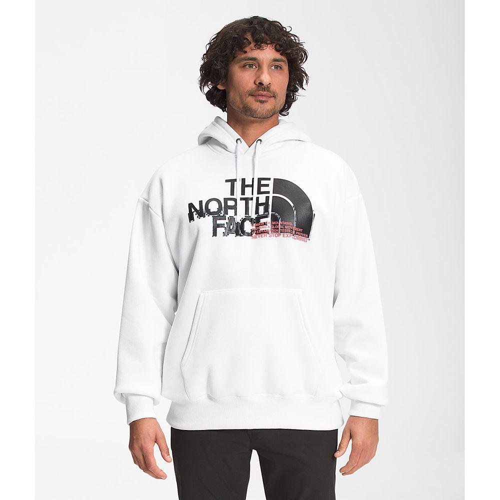 The North Face Coordinates Pullover Ανδρικα Φούτερ Hoodie - Ασπρα (DWPJ21378)